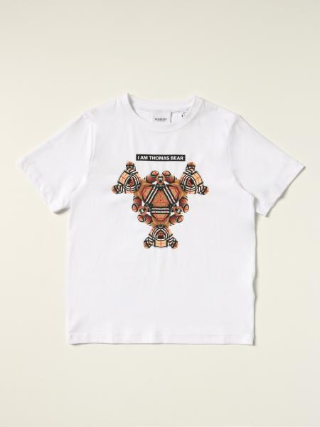 Burberry kids: Burberry cotton T-shirt with Thomas bear