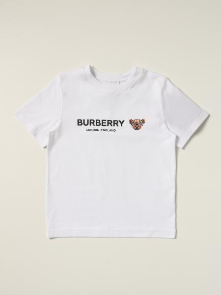 Burberry bambino: T-shirt Burberry in cotone con orsetto Thomas