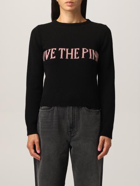 Alberta Ferretti women: Bohemian Life sweater and Live The Pink capsule Alberta Ferretti