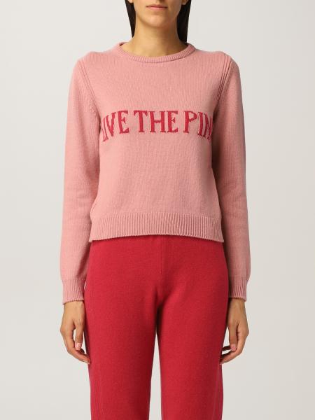 Alberta Ferretti women: Bohemian Life sweater and Live The Pink capsule Alberta Ferretti