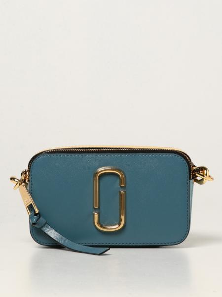 MARC JACOBS: The Snapshot bag in tricolor saffiano leather - Apple