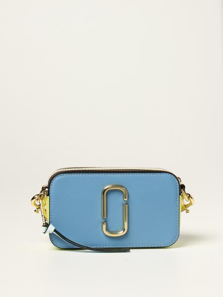 MARC JACOBS: The Snapshot Saffiano leather bag - Yellow  Marc Jacobs  crossbody bags M0012007 online at