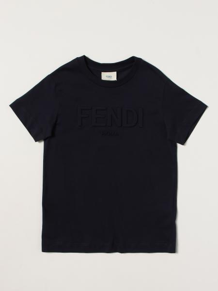Fendi kids: Fendi basic cotton T-shirt