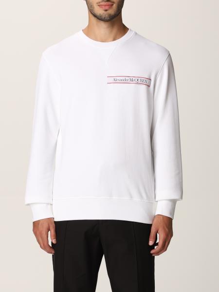 alexander mcqueen white sweatshirt