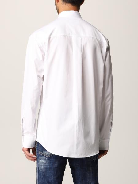 DSQUARED2: poplin shirt | Shirt Dsquared2 Men White | Shirt 