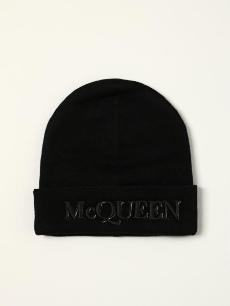 Alexander McQueen bobble hat with logo