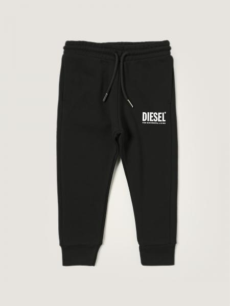Diesel男童装: Diesel Logo 棉质慢跑裤