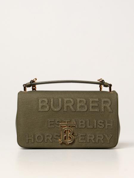 Burberry women: Burberry Lola bag in canvas with TB monogram