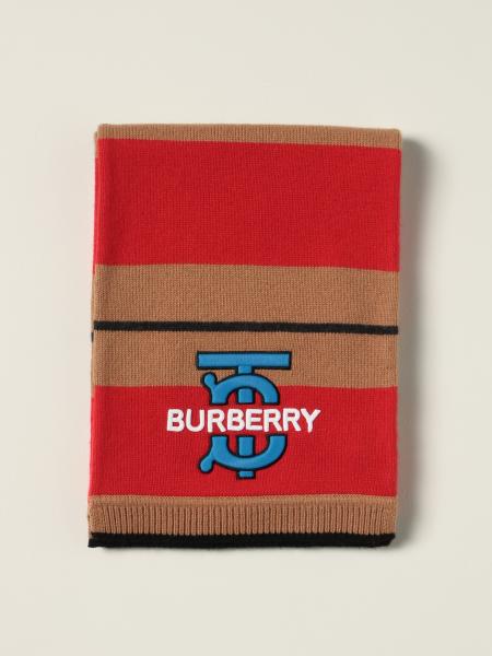 Burberry kids: Classic Burberry scarf in wool and cashmere