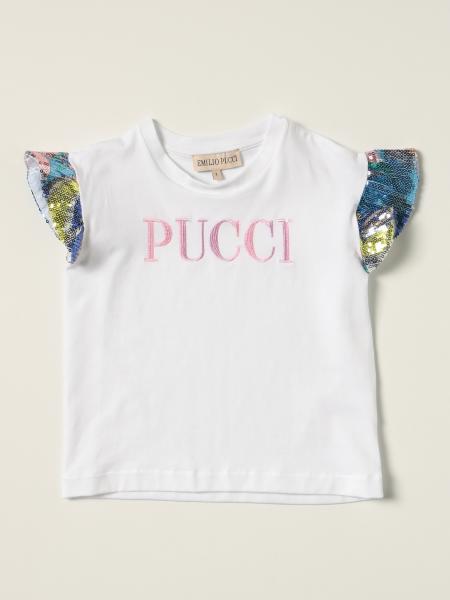 Emilio Pucci bambino: T-shirt Emilio Pucci in cotone con logo