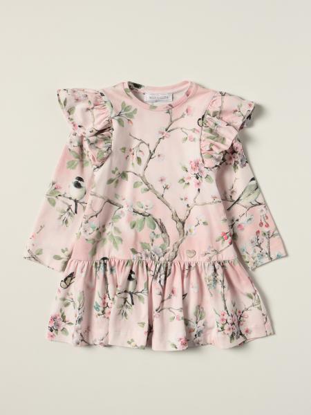 Monnalisa kids: Monnalisa dress in floral patterned cotton