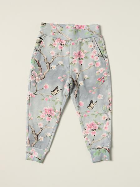 Monnalisa pants in patterned cotton