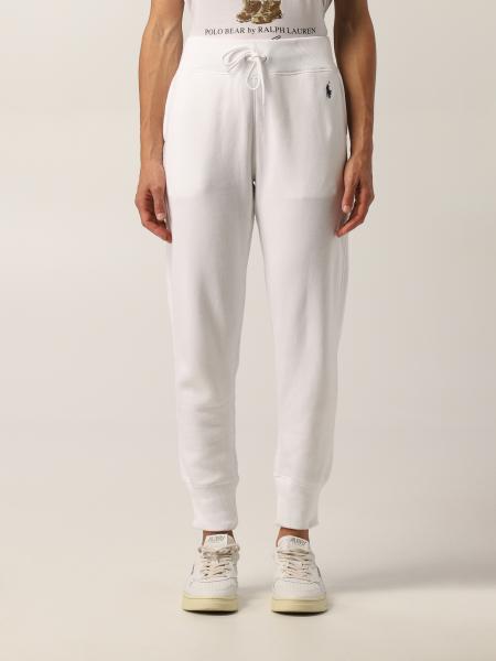 POLO RALPH LAUREN: jogging pants - White | Polo Ralph Lauren pants ...