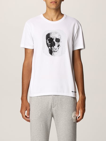 white alexander mcqueen t shirt