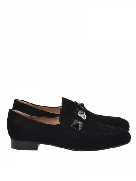 VALENTINO GARAVANI: loafers for woman - Black | Valentino Garavani ...