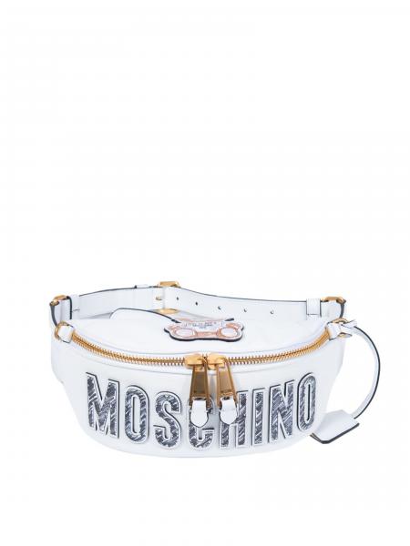 MOSCHINO COUTURE: belt bag for woman - White | Moschino Couture belt ...