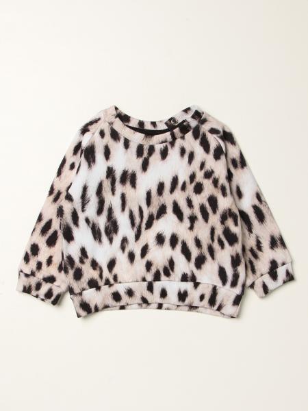 Molo jumper in cotton with animal print