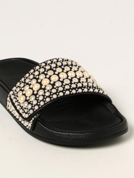 jimmy choo pearl sliders