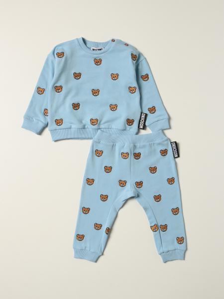 Set felpa + pantalone Moschino Baby con big teddy