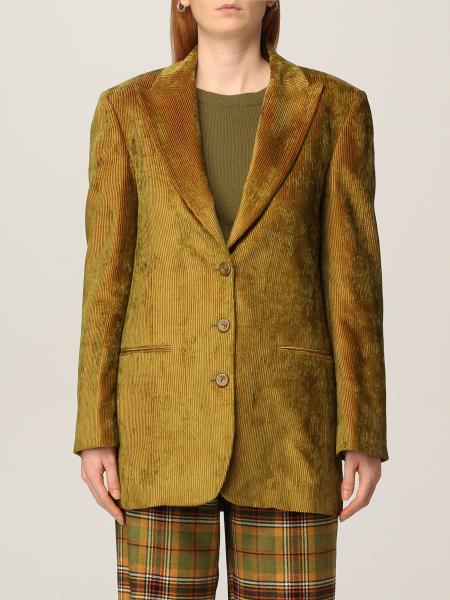 Alberta Ferretti outlet: Blazer monopetto Alberta Ferretti in velluto