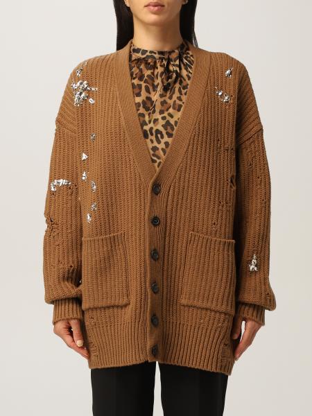 Dsquared2 cardigan in destroyed wool