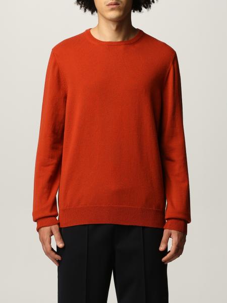 Malo Outlet: sweater for man - Coral | Malo sweater UMA008F1K02 online