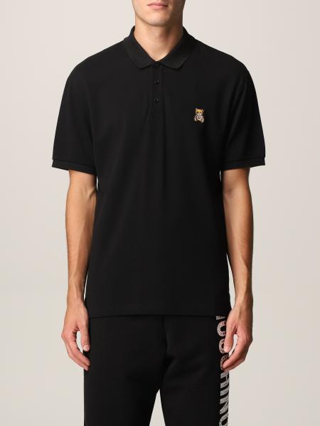 Moschino Couture polo shirt with Teddy