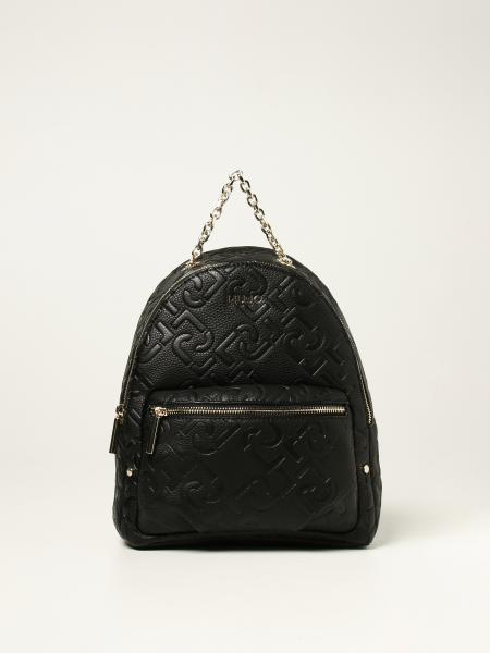 Liu Jo: Liu Jo backpack in synthetic leather with embossed logo