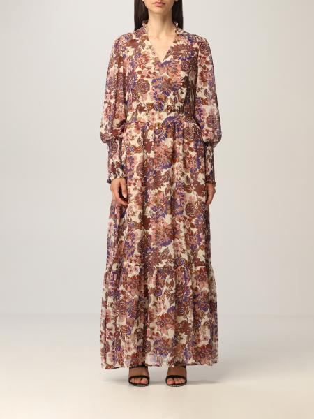 LIU JO: long patterned dress - Multicolor | Liu Jo dress WF1114T4050 ...