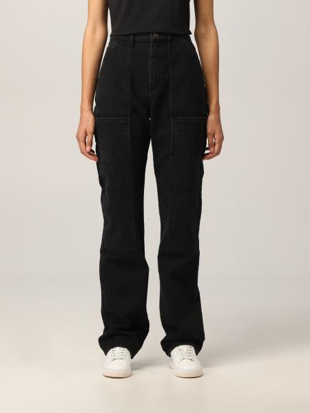 KENZO: denim jeans - Black | Kenzo pants FB62DP2979ED online at GIGLIO.COM