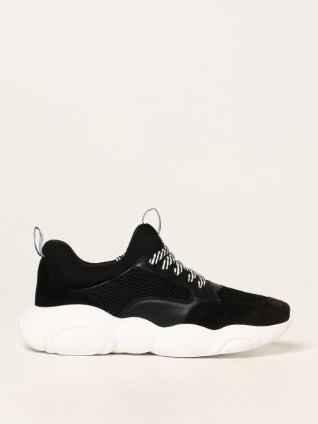 Moschino mujer: Zapatillas Moschino Couture de neopreno y malla con suela de peluche