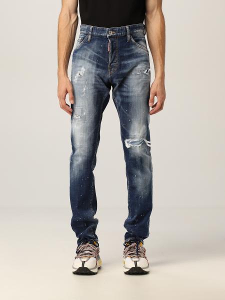 DSQUARED2: Cool Guy jeans in washed denim - Navy | Dsquared2 jeans ...
