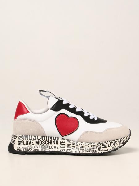 Love Moschino trainers with heart