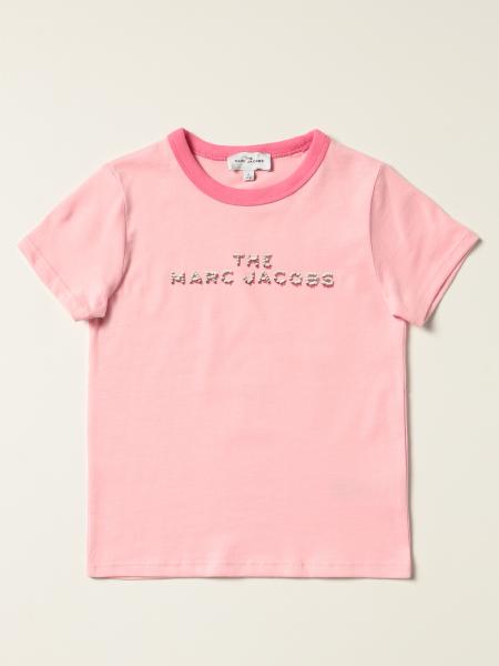 LITTLE MARC JACOBS: logo t-shirt - Pink | Little Marc Jacobs t-shirt ...