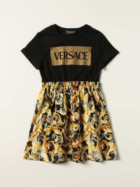 Young Versace: Versace Young dress with baroque print