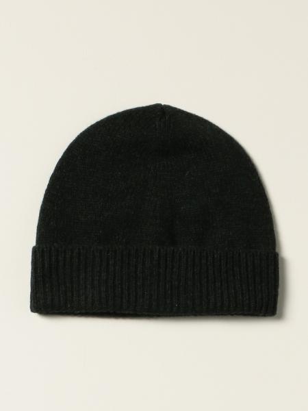 MAISON MARGIELA: Beanie in wool blend - Black | Maison Margiela hat ...