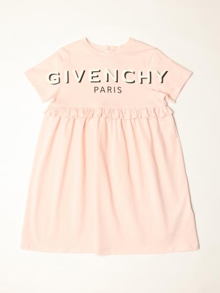 GIVENCHY: dress for girls - Pink | Givenchy dress H02075 online at ...