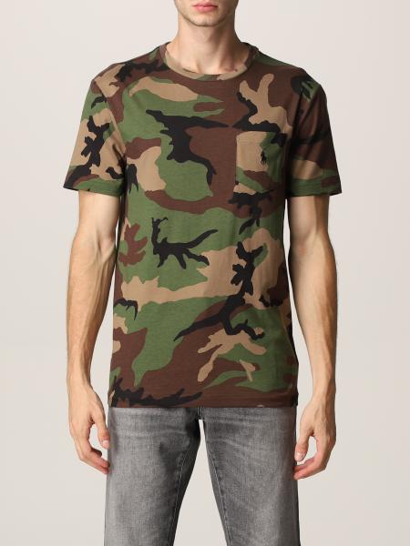 POLO RALPH LAUREN: t-shirt in camouflage cotton - Military | Polo Ralph ...