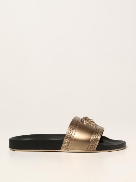 Palazzo Versace rubber sandals with Medusa head