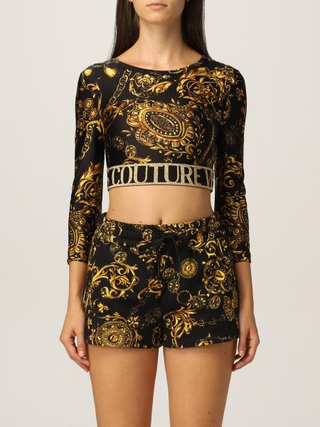 Top Versace Jeans Couture con stampa baroque