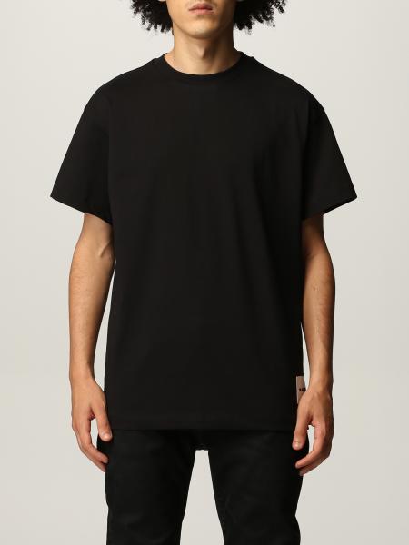 JIL SANDER: Set of 3 basic t-shirts - Black | T-Shirt Jil Sander ...
