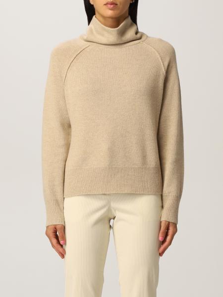 LORENA ANTONIAZZI: sweater in wool blend - Beige | Lorena Antoniazzi ...