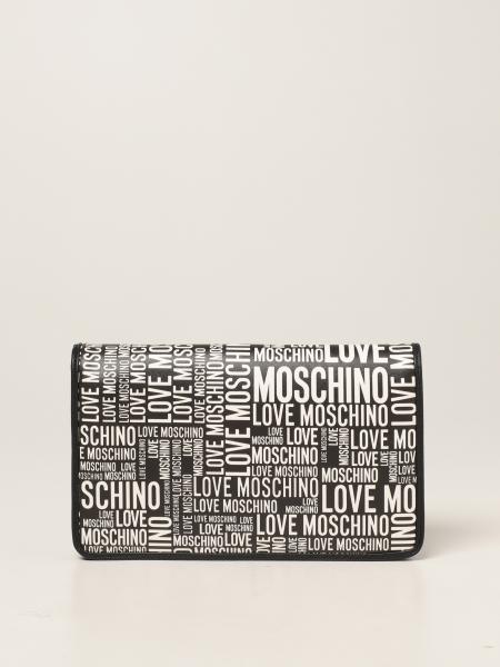Love Moschino shoulder bag with logo all over