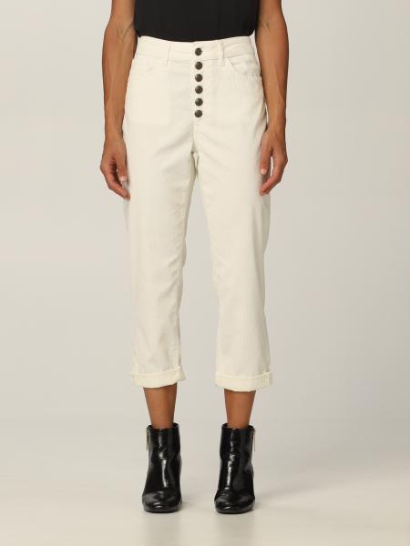 Glamest Donna Abbigliamento Pantaloni e jeans Pantaloni Pantaloni in velluto Pantaloni cropped Koons in velluto 
