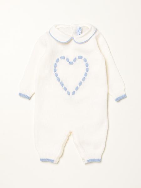 Siola toddler clothing: Siola long cotton romper with heart