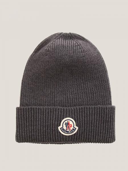 moncler beanie hat grey