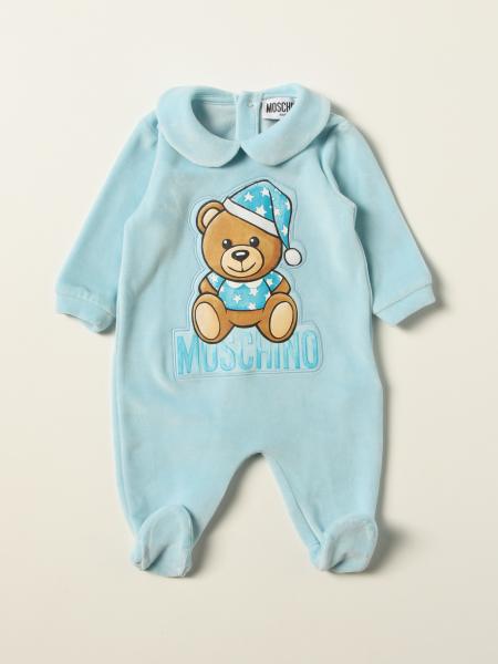 Tutina Moschino Baby con logo Teddy