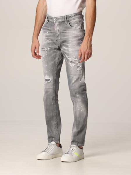 dsquared jeans grey mens