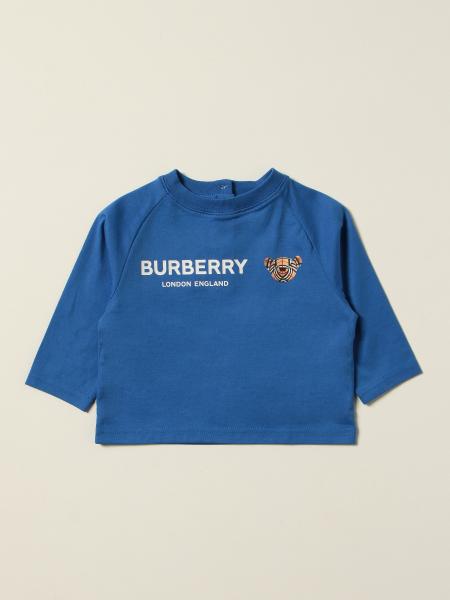 T-shirt Burberry in cotone con orsetto Thomas