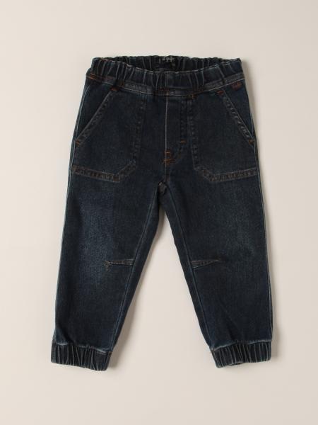 Il Gufo jeans in washed denim
